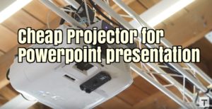 Cheap projector for powerpoint presentation